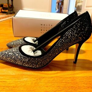 White House Black Market Ombré Ella embellished pump 7.5